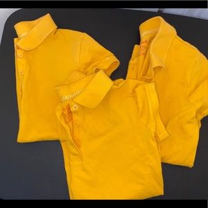 3 Gold Uniform Shirts